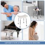 Adjustable Non-Slip Shower Stool for Easy Bathing