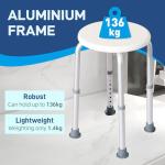 Adjustable Bath Chair for Elderly Safety