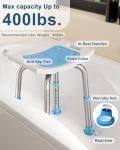 Adjustable Shower Chair for Tub and Bathroom