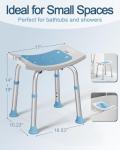 Adjustable Shower Chair for Tub and Bathroom