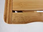 Bamboo 2-Tier Bathroom Stool and Shoe Rack