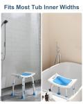 Adjustable Shower Chair for Tub and Bathroom