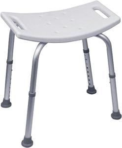 Height Adjustable Shower Stool with Non-Slip Feet