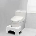 Light Grey Anti-Slip Toilet Foot Stool