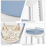 KSITEX 360° Swivel Shower Stool for Seniors