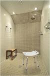 Height Adjustable Shower Stool with Non-Slip Feet