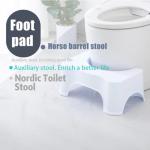 Light Grey Anti-Slip Toilet Foot Stool