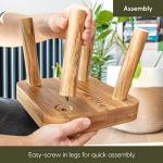Eden Creations Small Wooden Stool and Plant Stand