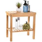 SOUJOY Bamboo Shower Bench and Spa Stool