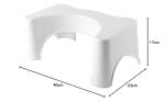 Light Grey Anti-Slip Toilet Foot Stool