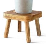 Eden Creations Small Wooden Stool and Plant Stand