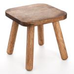 Compact Wooden Step Stool for Home Use