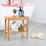 SOUJOY Bamboo Shower Bench and Spa Stool