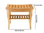Unibos Waterproof Shower Bench and Storage Stool