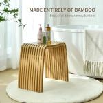 Stylish Bamboo Multi-Functional Curved Stool