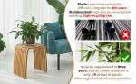 Stylish Bamboo Multi-Functional Curved Stool