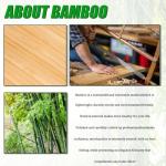 SOUJOY Bamboo Shower Bench and Spa Stool