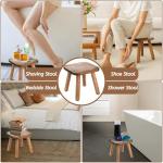 Compact Wooden Step Stool for Home Use