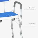 Adjustable Padded Shower Chair for Seniors
