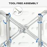 Adjustable Padded Shower Chair for Seniors