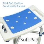Heavy Duty Adjustable Shower Stool for Seniors