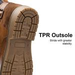 Bruno Marc Classic Brown Boots for Men, Size 9