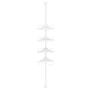 SONGMICS 4-Tier Adjustable Shower Corner Shelf