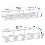 UUlioyer No-Drill Shower Caddy - 2 Pack