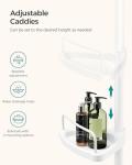 SONGMICS 4-Tier Adjustable Shower Corner Shelf