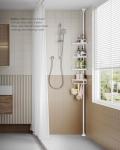 SONGMICS 4-Tier Adjustable Shower Corner Shelf