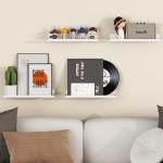Lifewit Floating Wall Shelves - 4 Pack White