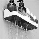Set of 2 No-Drill Bathroom Shelves