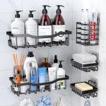 Rustproof Stainless Steel Shower Caddy 5 Pack