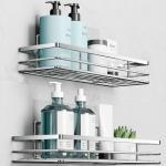 Saffruff No-Drill Shower Caddy Organizer 2-Pack