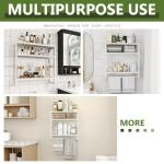 Adjustable Bamboo 3-Tier Bathroom Shelf Organizer