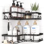 Kitsure 2 Pack Rustproof Corner Shower Organizer