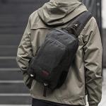 S-ZONE Men's Sling Backpack with Chest Pocket