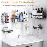 Rustproof Stainless Steel Shower Caddy 5 Pack