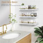 ZVZM 3-Piece Wall Mounted Floating Shelves