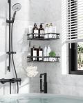 Kitsure 2 Pack Rustproof Corner Shower Organizer