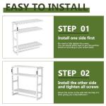 Adjustable Bamboo 3-Tier Bathroom Shelf Organizer