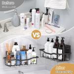 Rustproof Stainless Steel Shower Caddy 5 Pack