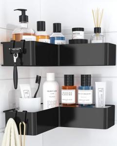 Kitsure Heavy-Duty Corner Shower Caddy - 2 Pack