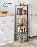 Compact Metal Bathroom Shelf with Removable Hooks