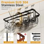 OLYREO No Drill Shower Caddy with Hooks