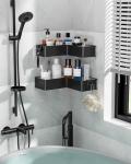 Kitsure Heavy-Duty Corner Shower Caddy - 2 Pack