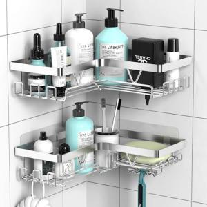 Kegii Corner Shower Caddy - No Drill Storage Rack