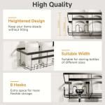 OLYREO No Drill Shower Caddy with Hooks