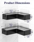 Kitsure Heavy-Duty Corner Shower Caddy - 2 Pack