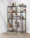 Compact Metal Bathroom Shelf with Removable Hooks